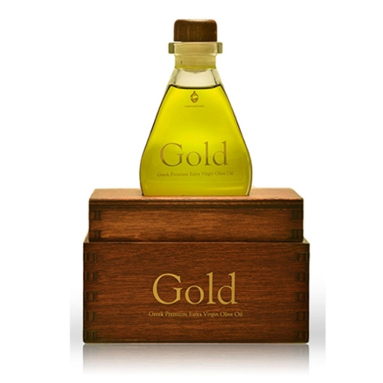 Bild von Gold Extra Natives Olivenöl Luxusausgabe - Geschenkpaket 250Ml Mamagreek