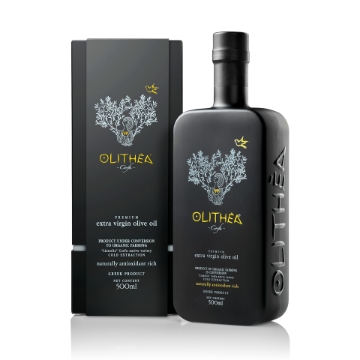 Olithea Premium Natives Olivenöl extra mit hohem Polyphenolgehalt – 500 ml Korfu Lianolia | Preisgekröntes, kaltgepresstes Bio-Olivenöl aus Griechenland, zertifiziert für gesundheitsbezogene Angaben