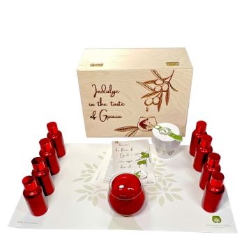 Olive Oil Tasting Collection Indulge in the taste of Greece in a gift box Olive Oil Tasting Collection Indulge in the taste of Greece in a gift box