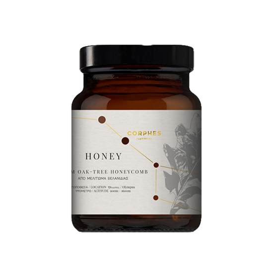 Organic Pure Honey Oak-Tree Honeycomb  Corphes 200ml 