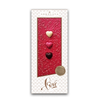 Agapitos 1944 Love Collection – Luxuriöse, handgefertigte Herzpraline | 100 g – Griechisches Gourmet-Geschenk aus der Konditorei Thessaloniki