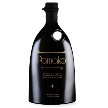 Pamako Tsounati Monovarietal Mountain Natives Olivenöl Extra 500ml | Griechisches Olivenöl Extra EVOO mit hohem Phenolgehalt aus Kreta mit 2.081 mg/kg Polyphenolen