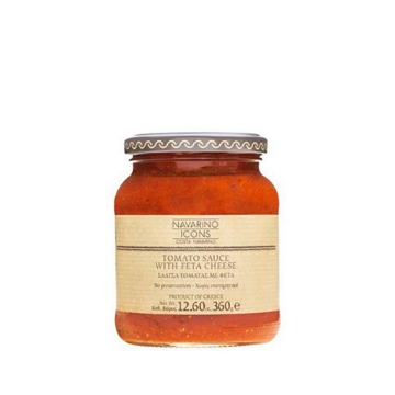 Tomato Sauce with Feta Cheese 360g Navarino Icons Tomato Sauce with Feta Cheese 360g Navarino Icons