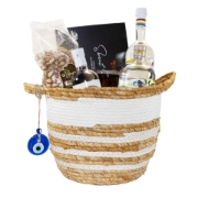 Greek Mezze Wicker Basket