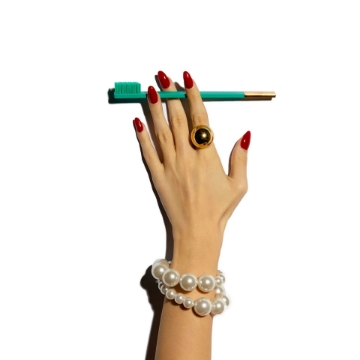 Turquoise Blue Gold SLIM by Apriori Immerse yourself in the captivating hues of turquoise blue and radiant gold