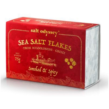 Zeige Details für Meersalzflakes geräuchert und würzig, zertifiziert biologisch, Salt Odyssey, 75g. Bild von Meersalzflakes geräuchert und würzig, zertifiziert biologisch, Salt Odyssey, 75g.