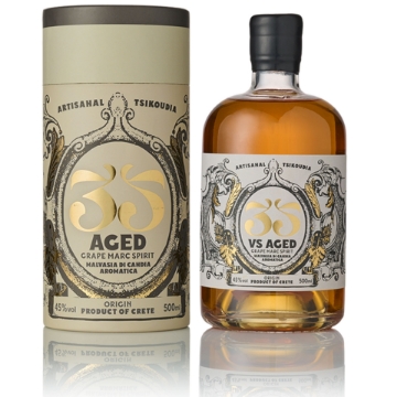 Malvasia di Candia Aromatica - Finest Artisanal Tsikoudia 500ml 35N Malvasia di Candia Aromatica - Finest Artisanal Tsikoudia 500ml 35N