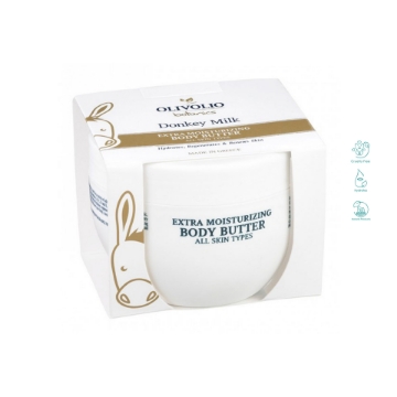Olivolio Donkey Milk Body Butter 250ml - Nourishing Moisturizer for Soft Skin Olivolio Donkey Milk Body Butter 250ml - Nourishing Moisturizer for Soft Skin