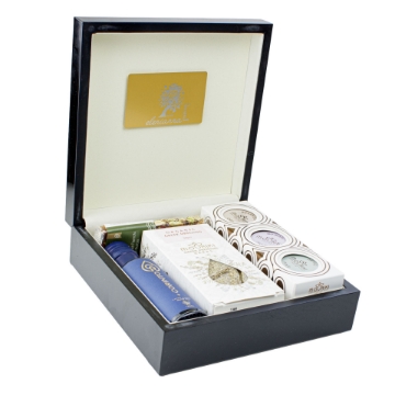 Mini Luxury Wooden Food Gift  Authentic Greek Flavors Mini Luxury Wooden Food Gift  Authentic Greek Flavors