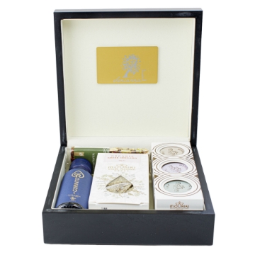 Mini Luxury Wooden Food Gift  Authentic Greek Flavors Mini Luxury Wooden Food Gift  Authentic Greek Flavors