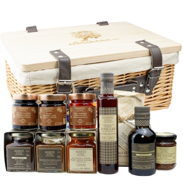 Navarino Icons Luxus-Geschenkkorb mit griechischen Spezialitäten – Gourmet-Kollektion