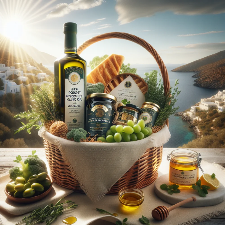 Griechischer Gourmet-Genuss: Die Kunst des hochphenolischen Olivenöls, Bio-Honigs & Luxus-Geschenke