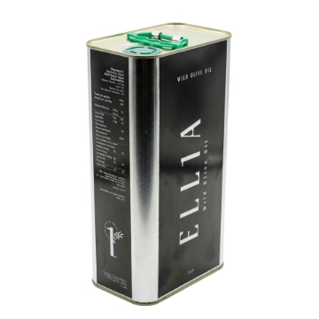 ELL1A Wildolivenöl – Agrielia & Frühernte mit hohem Phenolgehalt | 3-Liter-Dose – Griechisches Premium-Olivenöl nativ, seltene und antioxidative Mischung