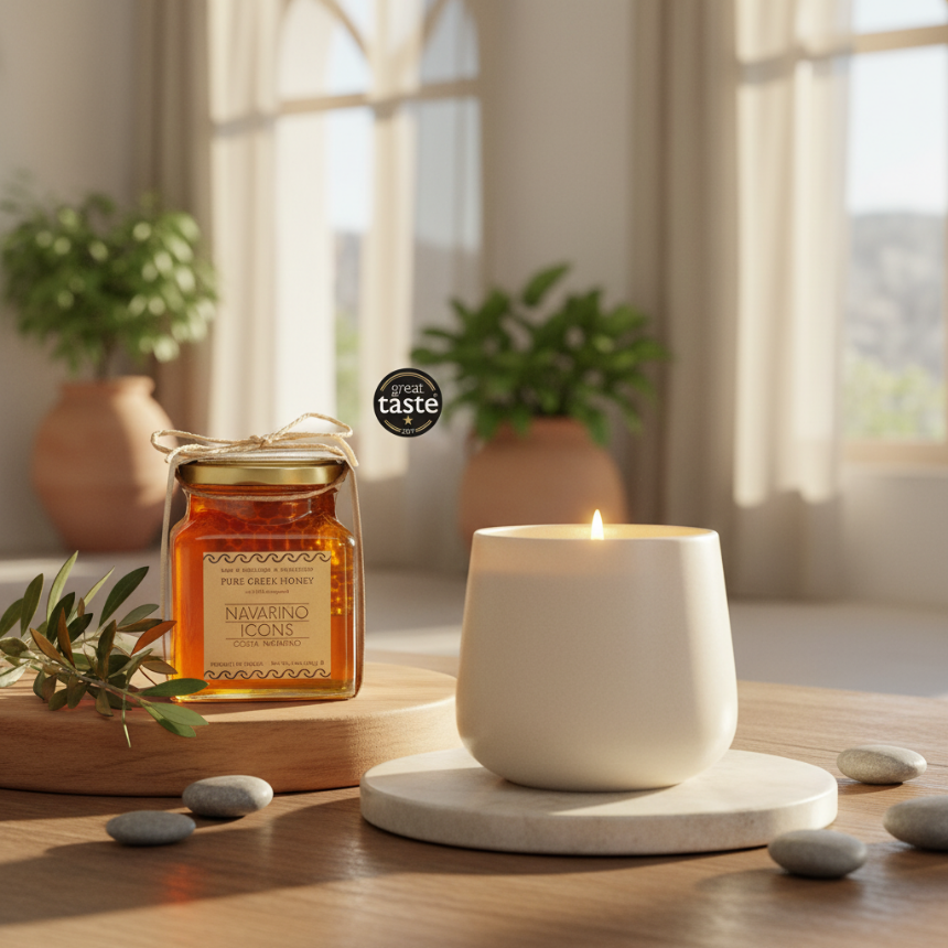 Die Aurean Luxury Scented Candle: Ein Manifest Nachhaltigen Luxus und Griechischer Terroir-Exzellenz