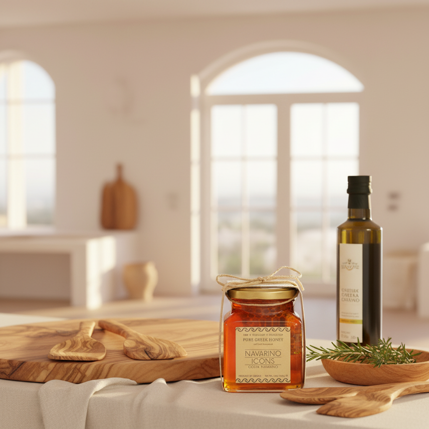 Das Erbe des Olivenholzes: Handgeschnitzte Griechische Küchenessentials für Ganzheitliches Wohlbefinden