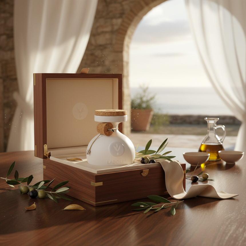 Die Kunst des luxuriösen Olivenöl-Geschenks: Ein Leitfaden für Kenner