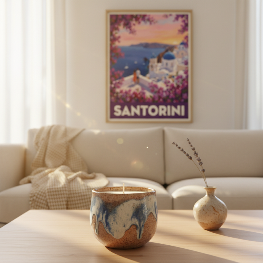 Griechische Landschaftskunstdrucke: Ein Spiegelbild mediterraner Harmonie und innerer Schönheit