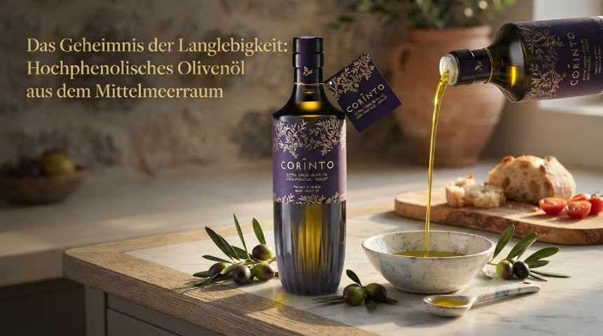 Das Geheimnis der Langlebigkeit: Hochphenolisches Olivenöl aus dem Mittelmeerraum