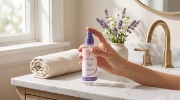 Madika Blossom Water Levander Face Care Spray on a clean ecommerce background