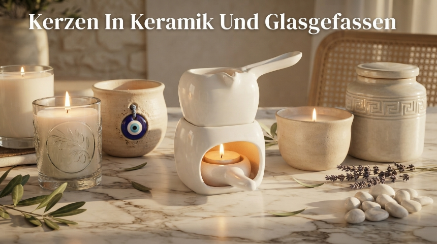 Kerzen in Keramik- und Glasgefäßen: Die Kunst des luxuriösen Schenkens und der Markeninszenierung