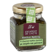 Escargot de Crete Snail Fillets Meze in Cretan Olive Oil, Garlic and Parsley - 90g Jar by Escargot de Crete - Primary product