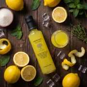 Lazaris Limoncello - Lemon Liqueur, 100ml on a clean studio background