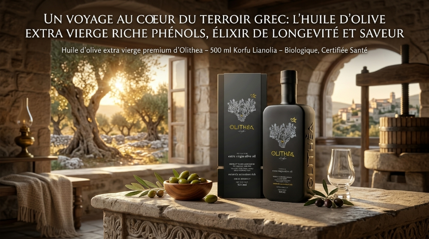 Eine Reise ins Herz des griechischen Terroirs: Natives Olivenöl Extra mit hohem Phenolgehalt als Elixier für Langlebigkeit und Geschmack
