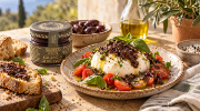 Navarino Icons Kalamon - Greek Olive Spread, 30g on a clean ecommerce background